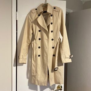 Zara double breasted trench coat XS